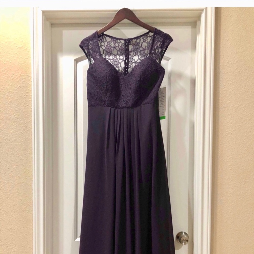 Bill Levkoff Plum Dress